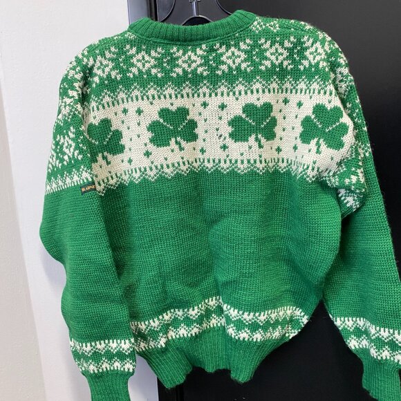 Vintage Blarney Castle Pure Wool  Sweater Made in Ireland Size Small - Picture 3 of 12